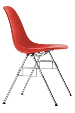 Eames Plastic Side Chair DSS RE onderstel verchroomd Alleen Vandaag