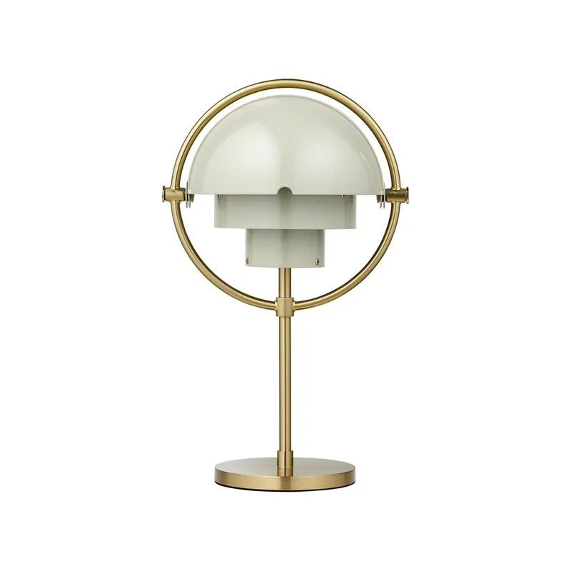 Gubi Multi-Lite portable lamp Brass / Pastel Gray Beste Prijs