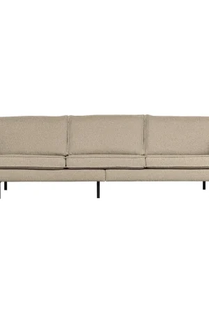 Actieprijs WOOOD Rodeo 3-zits bank bouclé Beige