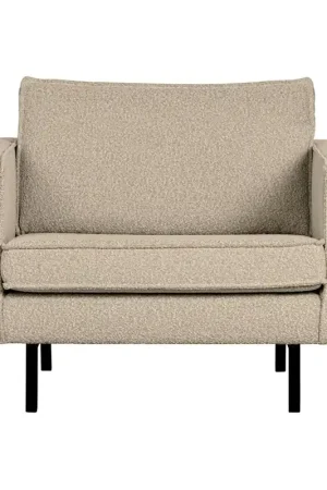 Actieprijs WOOOD Rodeo fauteuil bouclé Beige