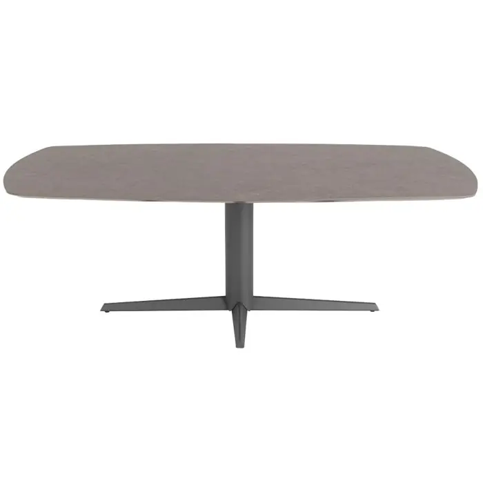 Lage Prijs Eettafel Saluti Centrale Poot Graphiet Lava