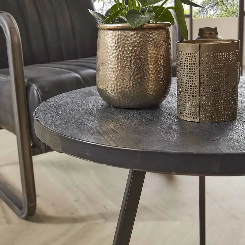 Fabrieksprijs WoonStijl Bijzettafel set van 2 Yucon black