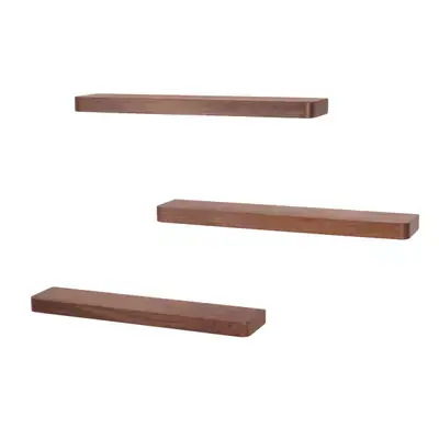 Gereduceerde Prijs AnLi Style Wandplank Carve 60 set/3