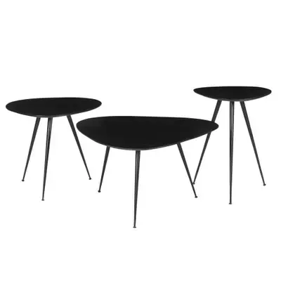 Brix Loua Black set of 3 Lage Prijs