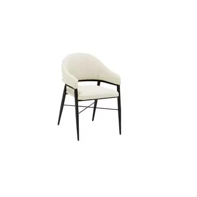 MX Sofa Eetkamerstoel Roma Touch Pearl - set van 2 Beperkte Voorraad