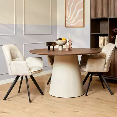Starfurn Eettafel Madison Walnut 130 cm Goedkoop